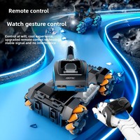 Y1 RC Allradgetriebener Dual-Mode Elektro-Panzer Spielzeug mit Fernbedienung, Gestensteuerung und Wasserkugel-Schießfunktion