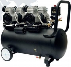 เครื่องอัดอากาศแบบพกพา APCOM ไร้น้ำมัน ขนาด 8L-120L สำหรับธุรกิจขนาดเล็กและยูนิตทันตกรรมมืออาชีพ - Product Image 1