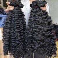 Lots de Cheveux Humains Vietnamiens Bruts Non Traités, Bouclés Birmans, Cuticules Alignées, Cheveux Cambodgiens Ondulés, Bouclés Naturels, Ondulés Indiens