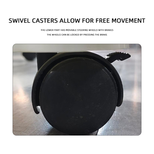Table de lit d'hôpital à roulettes, bureau surélevé réglable en hauteur <span class=keywords><strong>pour</strong></span> patients, <span class=keywords><strong>personnes</strong></span> âgées, utilisation à domicile avec ordinateur <span class=keywords><strong>portable</strong></span> - Product Image 2