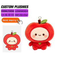 Boneka Pangsit Kustom Lucu Bulat, Figur Makanan Isi Dakron untuk Menghilangkan Stres di Kantor dan Dekorasi Bantal Sofa Rumah