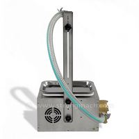 Machine de remplissage semi-automatique L15 pour pâte de miel et de sésame, liquides visqueux, avec pompe à engrenages en acier inoxydable, dosage quantitatif et anti-goutte.