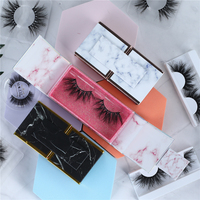 Pousses de vison 6d pour maquillage, 5 paires, longues, veloutées, 3d,, 25mm, 27mm, 28mm, 30mm, vente en gros
