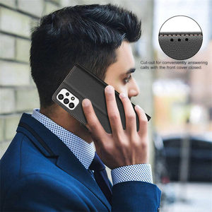 Funda de teléfono con billetera de bloqueo de Lychee RFID de negocios para <span class=keywords><strong>Samsung</strong></span> A73 A13 A33 <span class=keywords><strong>A53</strong></span> A03S S21 FE A32 S21 Ultra Litchi Funda de cuero con tapa - Product Image 2