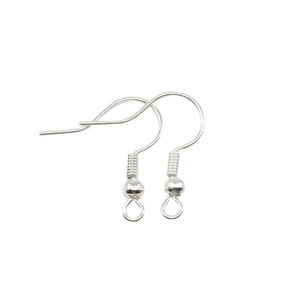 Diy <b>Earring</b> <b>Hooks</b> Metal Plated Spring Bead Earwires 18mm For Jewelry Making Accessories Multi Color Options - Product Image 4
