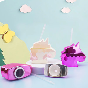 2023 10oz New Style Hot Selling 300 <strong>ml</strong> Plastic <strong>unicorn</strong> Cup <strong>unicorn</strong> Shape Plastic <strong>Bottle</strong> Drink Cups With Straw Kid Plastic Cup - Product Image 6