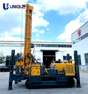 Alta eficiencia 800m-1000m de profundidad portátil diesel hidráulico plataforma de perforación de pozos de agua máquina de perforación de pozos de agua - Product Image 4