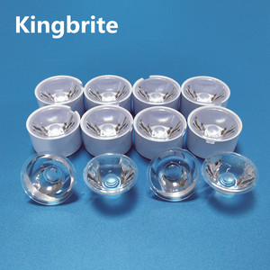 투명 20 <span class=keywords><strong>mm</strong></span> <span class=keywords><strong>15</strong></span> 도 원형 렌즈 투명 표면 와이드 빔 3535 3030 LED 렌즈 반사경 - Product Image 2