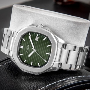 Montre à quartz pour homme de marque classique de haute qualité, montre-bracelet carrée de luxe tendance, fournisseur de montres mécaniques automatiques personnalisées - Product Image 6