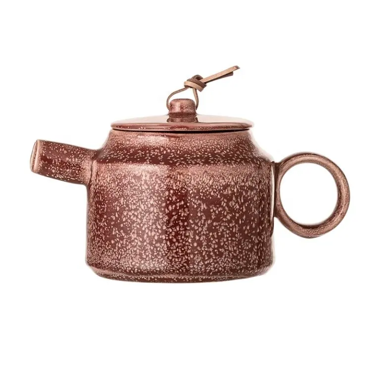 Antique Handcrafted Metal Teapot