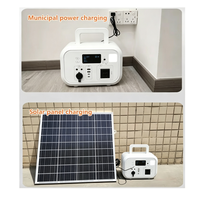 Station d'alimentation portable à onde sinusoïdale pure 300W 192Wh LiFePO4 MPPT avec lumière LED pour camping et secours d'urgence