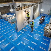 Film de protection antidérapant pour sols, résistant, imperméable, couverture temporaire pour carrelage, stratifié, bois dur et escaliers