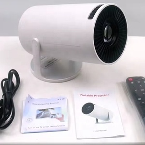 Projecteur portable intelligent HY300 Pro Plus, nouvelle arrivée, home cinéma, vidéo 720P 1080P 4K, Android 11.0, WIFI, <span class=keywords><strong>Quad</strong></span> Core, mini projecteur - Product Image 3
