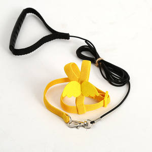 Kingtale Set tali dan kekang Nuri peoni tali terbang dapat diatur kustom untuk tali jalan-jalan burung - Product Image 3