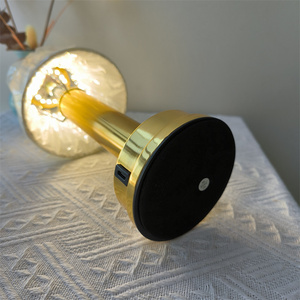 Đơn giản vải vàng có thể sạc lại ánh sáng ấm áp đèn đọc sách bầu không khí cá nhân bảng ánh sáng LED RETRO Bar bảng đèn - Product Image 3