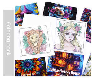 ปลูกฝังความหลงใหลในการวาดภาพและการเรียนรู้การออกแบบลวดลายสร้างสรรค์ สมุดระบายสีแบบกำหนดเองคุณภาพสูง - Product Image 6