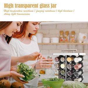 Support <span class=keywords><strong>à</strong></span> <span class=keywords><strong>épices</strong></span> en métal, support <span class=keywords><strong>à</strong></span> <span class=keywords><strong>épices</strong></span> <span class=keywords><strong>rotatif</strong></span> pour cuisine, suspendu avec tiroir <span class=keywords><strong>à</strong></span> cuillères, boîte <span class=keywords><strong>à</strong></span> <span class=keywords><strong>épices</strong></span> debout, rangement combiné - Product Image 5