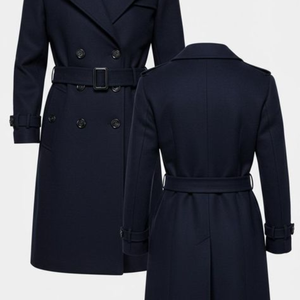 Hecho en Vietnam Comfort Lana Diseño cálido Mujer Chaqueta de longitud media Diseño personalizado Abrigo con cremallera para la temporada de frío - Product Image 2