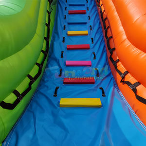 Tobogán inflable comercial para niños, casa de brinco de doble carril con diseño de pulpo, tobogán inflable seco con escalera de escalada. - Product Image 6