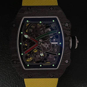 Luxury RM Style 67-02 Men <b>Watch</b> – Luminous, Ultra-Thin 7.8mm, Lightweight Carbon Fiber, Fashionable <b>Active</b> Sports Diving Mechani - Product Image 5
