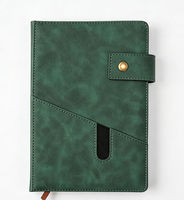 Libreta de Cuero PU A5 con Logotipo Personalizado, Cierre de Broche Metálico, 100 Páginas Rayadas, Agenda de Oficina, Regalo Empresarial