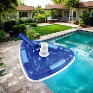 豪华透明重型泳池真空吸头吸尘器游泳池地面清洁必备泳池清洁