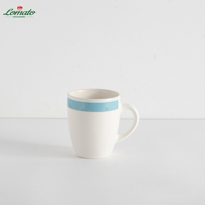 Service de table personnalisé, lignes colorées et mignonnes bleu ciel, peint à la main, design artistique direct d'usine pour la mise en place quotidienne de la table - Product Image 3