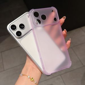 เคสโทรศัพท์กันกระแทกแบบด้านสี่มุม หน้าต่างขนาดใหญ่ วัสดุ TPU สำหรับ iPhone <span class=keywords><strong>Pro</strong></span> <span class=keywords><strong>Max</strong></span> 17 15 <span class=keywords><strong>14</strong></span> 13 11 <span class=keywords><strong>ราคา</strong></span>ขายส่ง - Product Image 1
