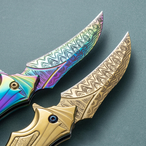 Navaja Plegable de Acero con Hoja de Punta Caída de 10cm, Cuchillo de Bolsillo para Exteriores con Perilla de Pulgar, Personalizable OEM - Product Image 6