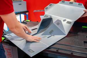 Boîte d'emballage pliable pour transport logistique Conteneurs de stockage efficaces pour produits à poignée - Product Image 5