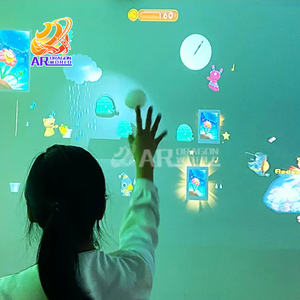 AR แผ่นผนังแบบอินเทอร์แอคทีฟ,ฉายภาพตลกกิจกรรมมหัศจรรย์ในโลกสนามเด็กเล่นแบบอ่อนสำหรับขี่สวนสนุก - Product Image 5