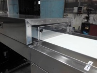 Tunnel de refroidissement pour chocolat de 1200 mm, vente chaude, pour refroidir les produits chocolatés, refroidisseur de chocolat
