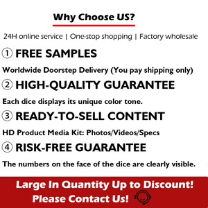 ลูกเต๋าอะคริลิคเกมตั้งโต๊ะหลากสี D6มีหลายสีมีเอกลักษณ์เฉพาะ7ชิ้นโลโก้ตามสั่ง - Product Image 6