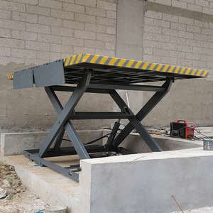 Plataforma Elevadora de Tijera Eléctrica Industrial <span class=keywords><strong>Alibaba</strong></span> en Oferta, Capacidad de Carga de 500 kg a 2000 kg, Plataforma de Carga Estacionaria de 1 m, 2 m y 3 m de Altura para Almacén - Product Image 4