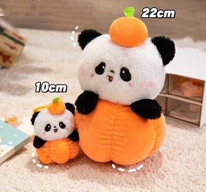 Jouets en peluche mignons d'Halloween : Citrouille, Panda et Lapin à presser - Product Image 5