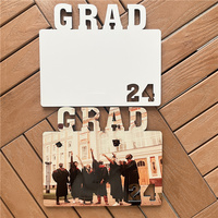 MDFSUB Cadre photo à sublimation 5mm Grad & 2024 Plaques de graduation à sublimation Cadre photo MDF Grad & 24