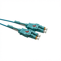 KABEL PATCH FIBER OPTIK COMTON Uniboot LC LC Multimode OM4 50um AQUA LSZH/PVC Push-Pull Tab Polaritas Dapat Dibalik untuk FTTH FTTB