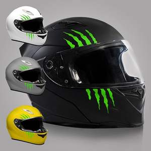 Autocollant de décoration de griffe de monstre de casque pour marques de rayures de moto auto-adhésif étanche - Product Image 2