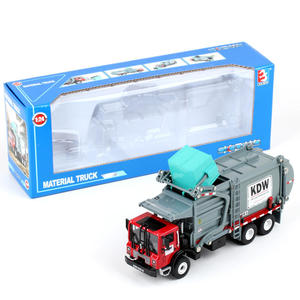 Modellino di <span class=keywords><strong>Camion</strong></span> Trasportatore di Materiali KDW 1:24, Veicoli Giocattolo in Metallo Pressofuso, Modellino Auto in Scala, <span class=keywords><strong>Camion</strong></span> della <span class=keywords><strong>Spazzatura</strong></span> Giocattolo - Product Image 6