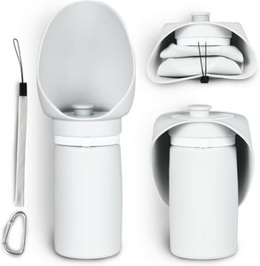 Bouteille d'eau portable pour chien, pour les voyages en plein air, pour l'abreuvement, conteneur à boisson pour animaux de compagnie en silicone écologique - Product Image 1
