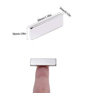 30x10x3 30x10x5 40x20x10 직사각형 블록 희토류 자석 강력한 헤비 듀티 바 자석 - Product Image 3