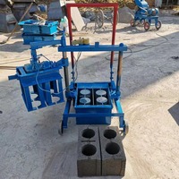 Machine pour la fabrication de briques de béton massif, Machine pour la fabrication de blocs de ciment, petite entreprise, économique