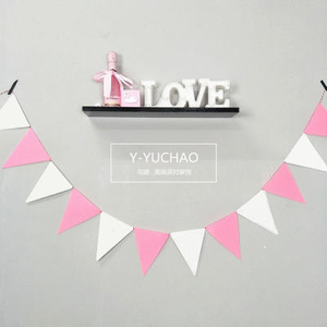 Striscione in Feltro per Feste di <span class=keywords><strong>Compleanno</strong></span>, Decorazioni per Natale, Pasqua, Capodanno, Ornamenti Speciali Uno Due - Product Image 6