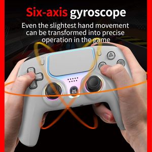 Hall Effect Wireless Gaming <strong>Controller</strong> for <strong>PS5</strong>/PS4/PC/Android - Bluetooth 5.0, RGB Lights, Back Buttons, Macro, Gyro - Product Image 2