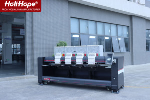 Machine à broder numérique informatisée à <span class=keywords><strong>quatre</strong></span> têtes Holiauma HoliHope avec garantie de 10 ans, machine à broder automatique 3D pour casquettes et t-shirts - Product Image 3