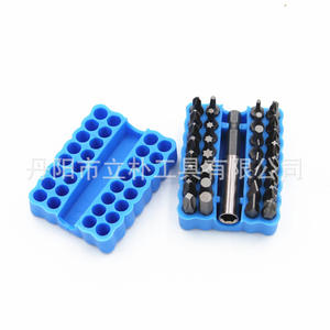 Jeu de 33 embouts de tournevis Mr Drill, embouts en acier de 6 mm et 1/4 pouce pour outils électriques et pneumatiques - Product Image 1