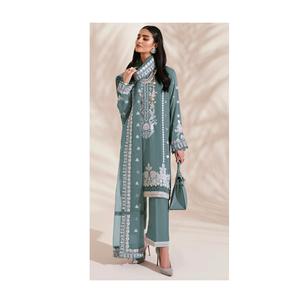 Costumes pakistanais de conceptions traditionnelles adaptés à diverses saisons cousus Salwar Kameez avec Dupatta - Product Image 1