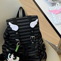 1 Paire d'ailes d'ange en peluche, broche décorative pour sac, style Y2K, gothique Lolita, ailes d'ange en peluche moelleuses, broche décorative pour sac