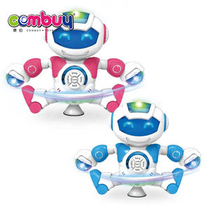 Robot éducatif de dessin animé avec projecteur, musique de danse et histoires – Kit intelligent à châssis en plastique, fonctionnant sur piles - Product Image 6