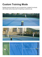 Máquina de Tenis Ligera PT-MINI PRO, Lanzador de Tenis Portátil, Robot Inteligente de Lanzamiento de Pelotas con Aplicación para Práctica y Entrenamiento en Cancha